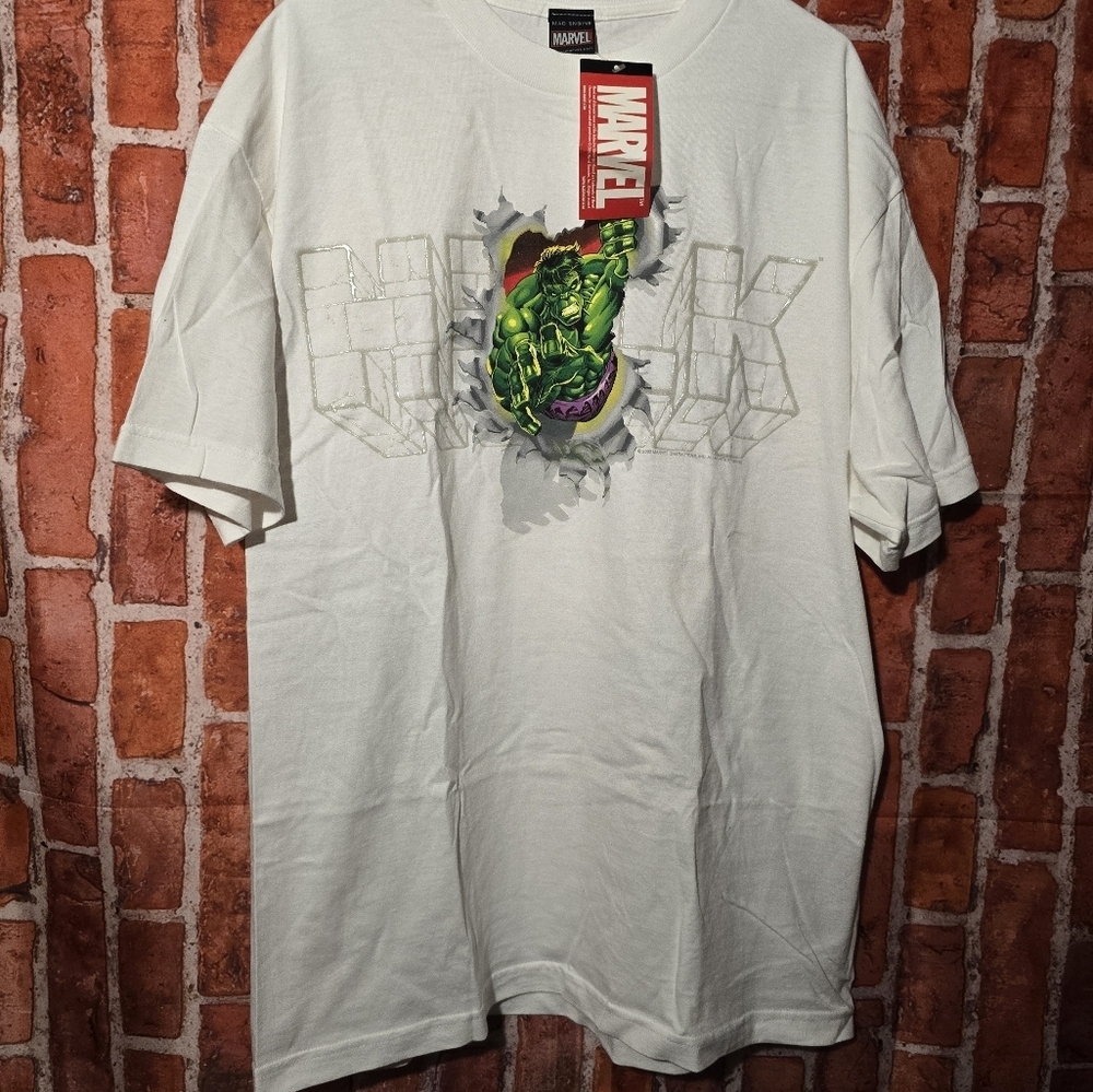 Marvel Comics Mad Engine Hulk 2002 T-Shirt Size XL New With Tags